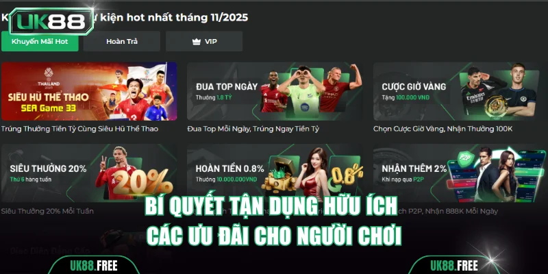 Bí quyết tận dụng hữu ích các ưu đãi cho người chơi
